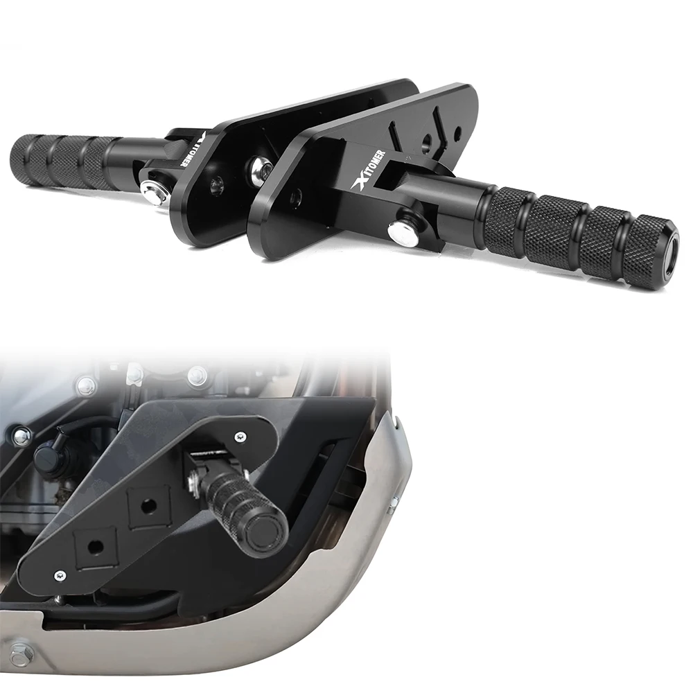 

For CFmoto 450MT 450 MT 2024-2025 CFMOTO Foot Rest Kit Highway Peg Mounts Motorcycle CNC Rider Adjustable Foot Pegs Footrest