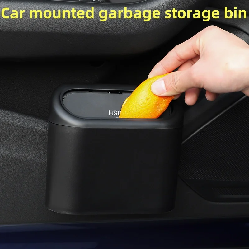 Car Trash Bin Door Mounted Storage Bin Multifunctional Front Row Umbrella Storage Interior Accessories for New Energy Vehicles