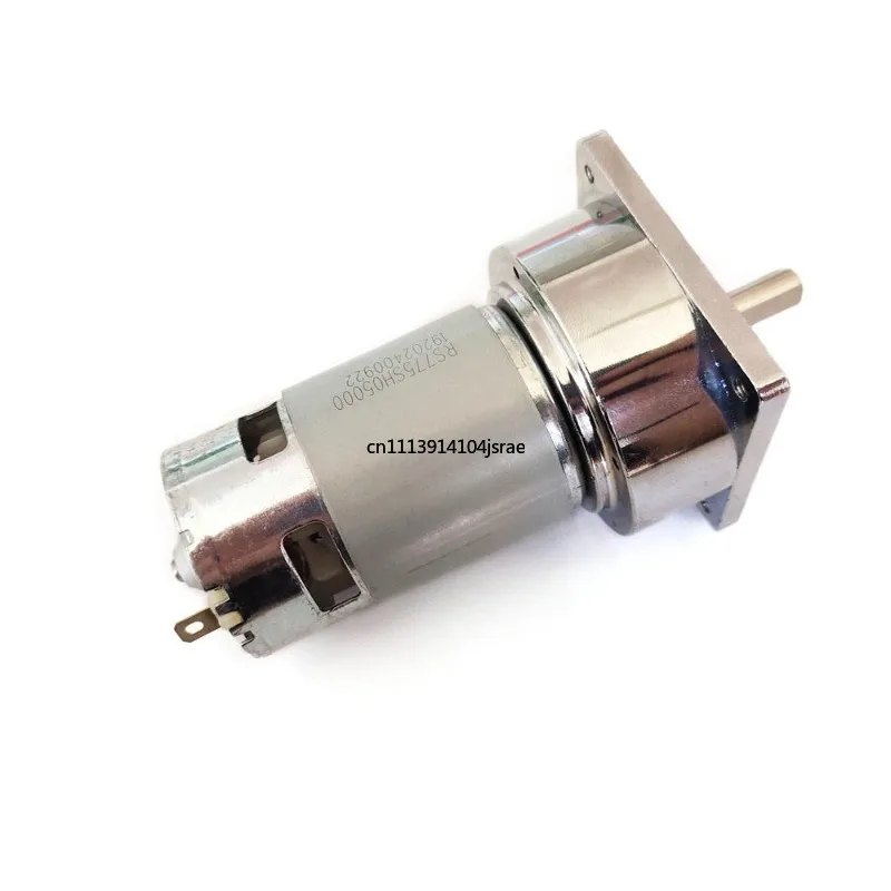 For 60GA775 DC Geared Motor, 12V‑24V 500RPM, 7mm D‑Shaft 42mm Dia Permanent‑Magnet High‑Torque Gear Reduction Motor