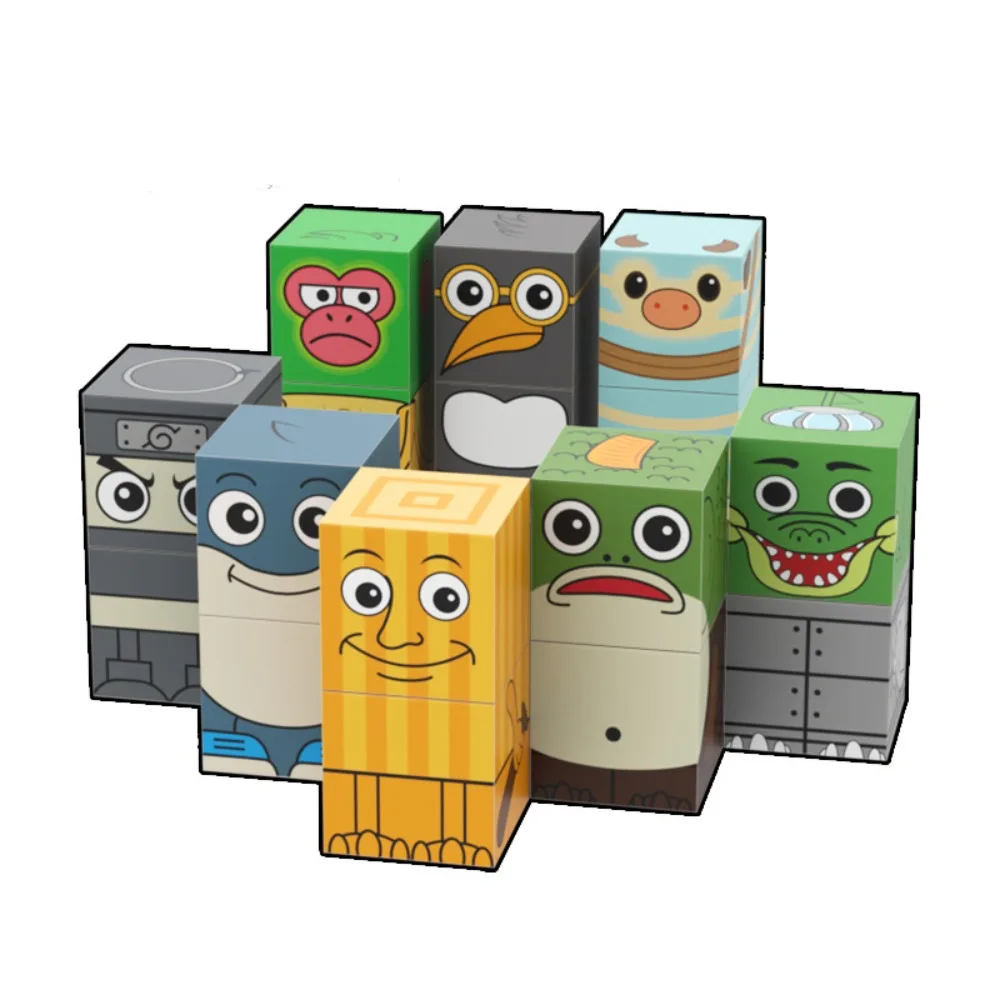 2025 new Brainrot magnetic building blocks Tung Tung Sahur Italy Tralalero Tralala Assembling toys for Adults & Kids gifts
