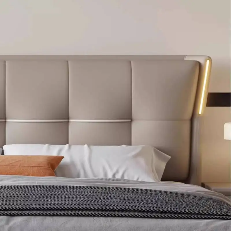 أرجل خزانة سرير مزدوج غرف نوم الديكور تخزين الألواح الأمامية سرير مزدوج علوي واحد LuxuryCamas De Dormitorio أثاث المنزل