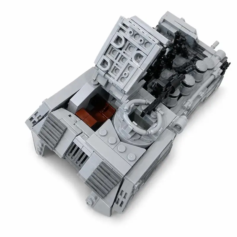 NEW 737PCS Hover Transport MOC Model Custom Puzzle DIY Creative Assembly Blocks Educational Toy Collection Display Popular Gift