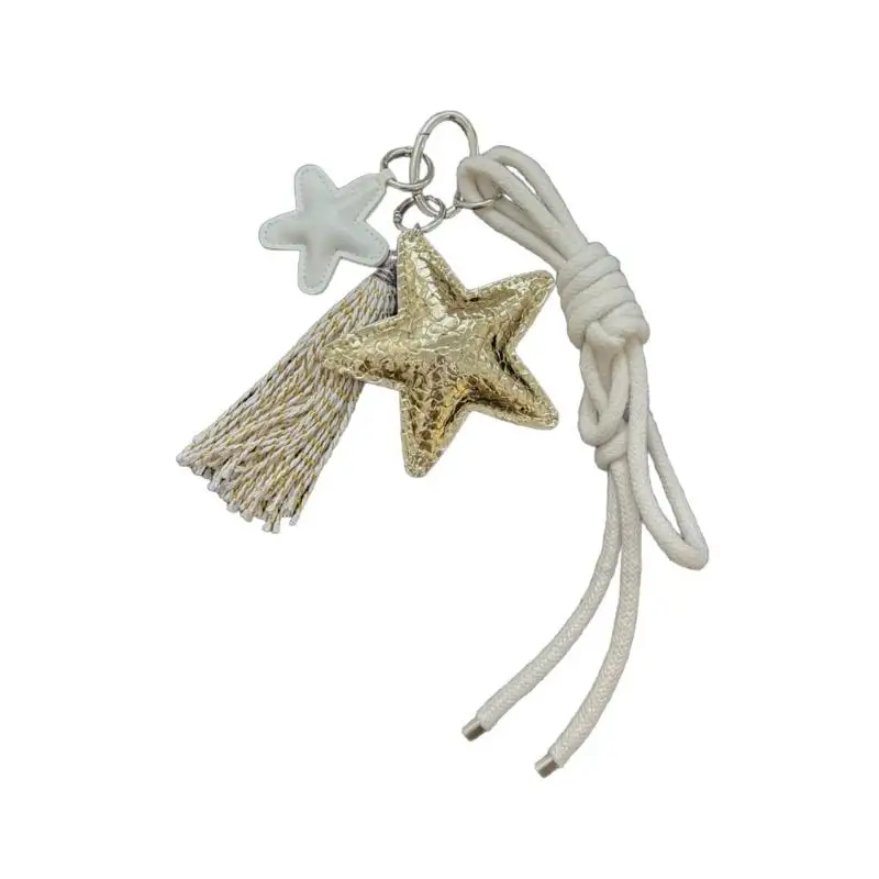 R1WE REDLED ROPE Keychain Bag Decorations Charms Car Keyring Excedy Bag Bag Accessories