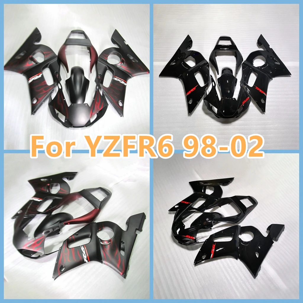 Body Frame For YAMAHA YZF R6 R 6 98 99 00 01 02 Bodywork YZFR6 YZF-R6 1998-2002 Fairing Kit 100% Fit Injection Aftermarket Parts