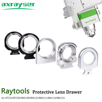 Raytools Protective Lens Drawer For BT210/240S BM110/111/114/115 Fiber Laser 37x7 27.9x4.1mm Seal Ring Washer Cover Lenses Seat