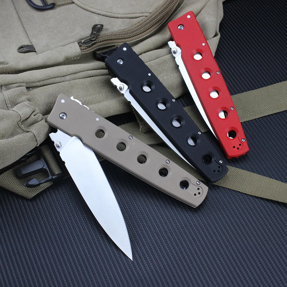 Cold NEW Knives Mark S35VN Steel G10 Handle Military Tactical Folding Knife EDC Multitool Outdoor Survival Hunting Camping Knife