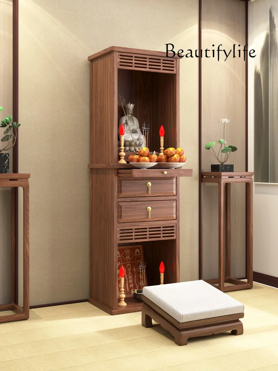 

Двухслойная ниша Будды, китайский бытовой алтарь, шкаф Будды, светлый роскошный молитвенный алтарь, стол, шкаф Будды