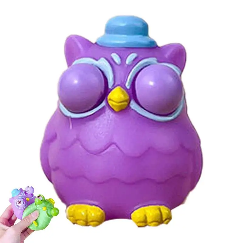 Squeeze Toy Eyes Out Ping Out Eyes Owl Squeeze Toys Squeezy Animals With Out Eyes Stress Relief Gifts For Kids Adults Owl Style