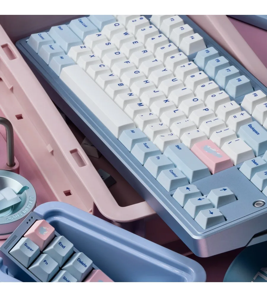 Keycap Personality Sublimation PBT Material Ergonomic Office 108 Keyboard DIY Marbles Soda Keycap Original Height