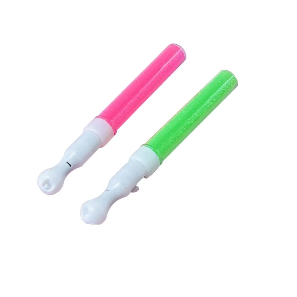4 pezzi interruttore a tre marce bastoncini luminosi a LED barra luminosa corta in ABS alimentata a batteria bastoncini flash multicolori celebrazione