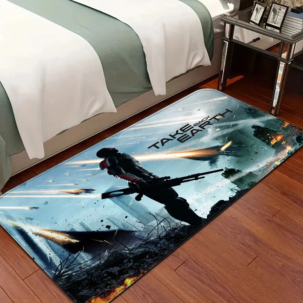 N7 Mass Effect Door Mat Cheaper Anti-Slip Modern Living Room Balcony Printed Be…