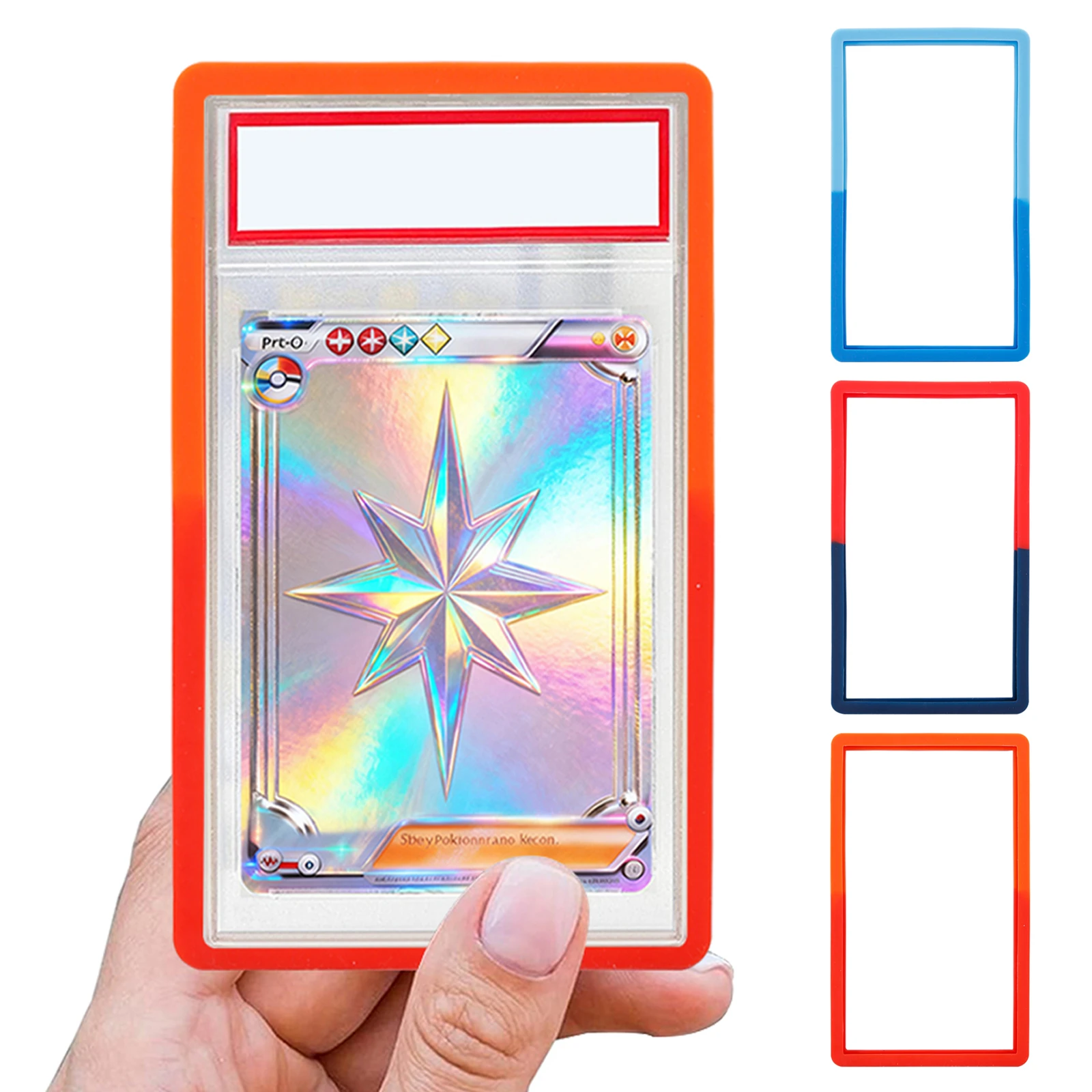 9x Bumper Guards for P/SA Graded Cards – Multicolor | P/SA Card Guard with Ideal Easy Fit P/SA Slab Protectors Multicolor