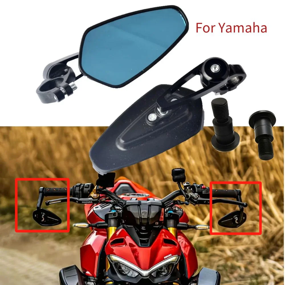 

Motorcycle Rearview Mirror Bar End Handlebar Mirror Rear View Mirror For Yamaha MT-07 MT-09 MT10 FZ1/FZS1000 FZ6 FZ6R XJ6