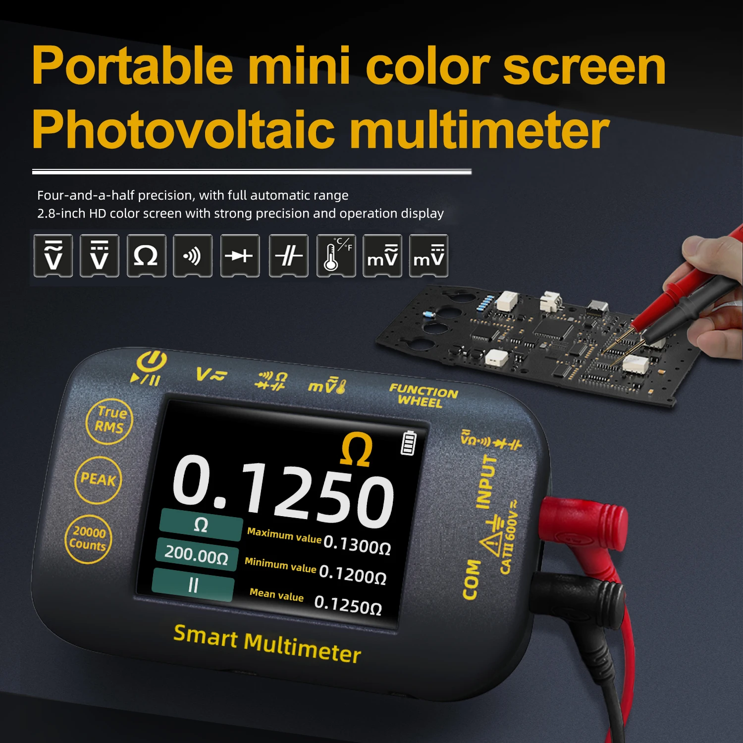 20000counts-rechargeable-multimeter-portable-high-precision-mini-multitester-resistance-voltage-capacitance-hz-continuity-tester