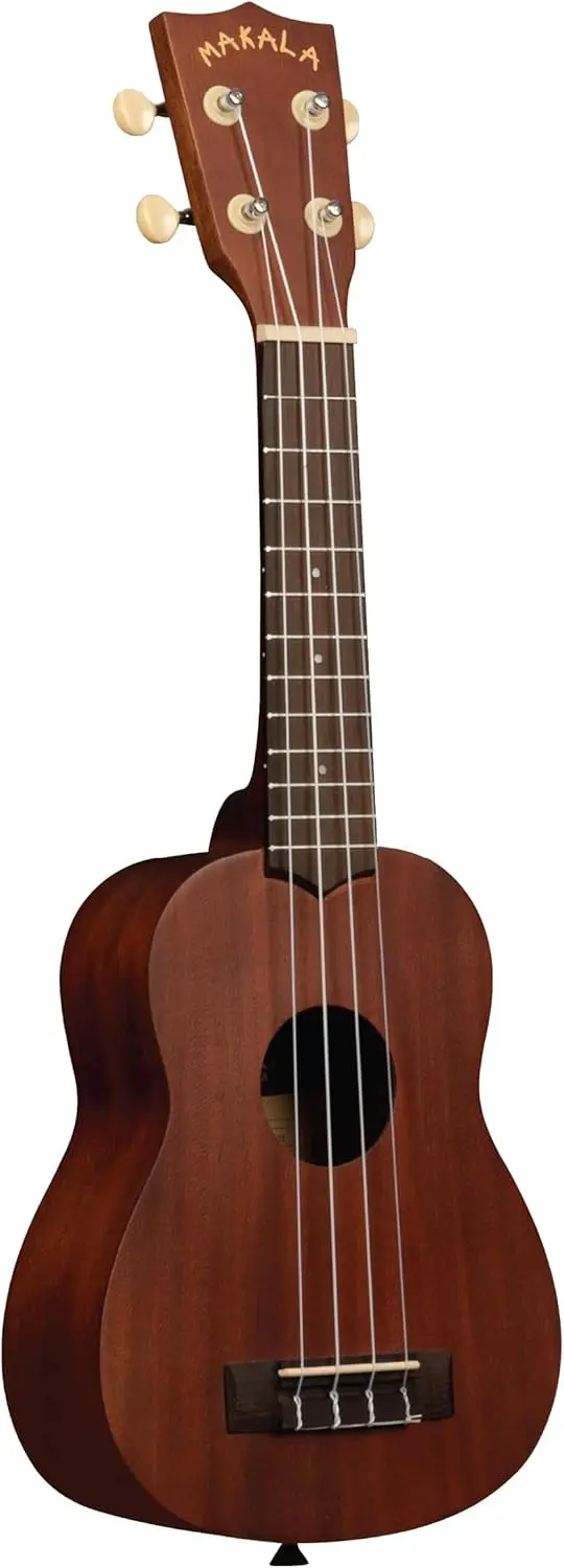 Soprano Ukulele 21 Inch, Beginner Friendly Entry Level Mahogany Body Ukulele with Easy Playing Nickel Frets for Students, Classrooms and First Time Players