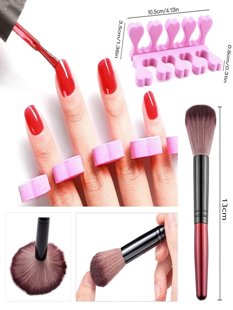 12피스 손톱깎기 도구 세트, 발 관리 및 미용 세트