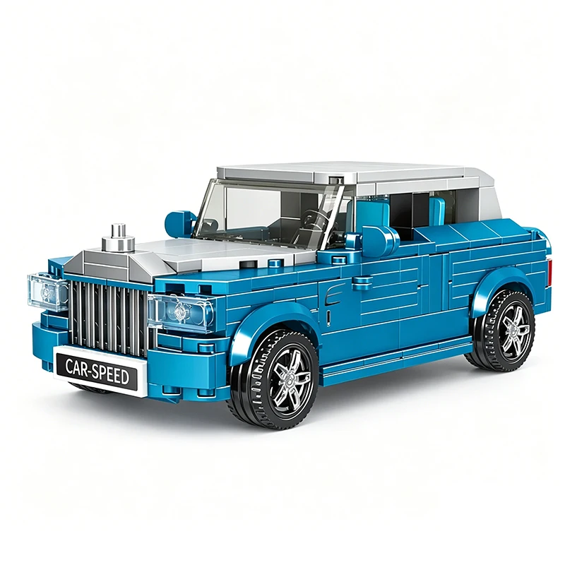 Offroad-SUV-Bausteinmodell, Abenteuerfahrzeug DIY-Montage-Bausteine Spielzeug, Sportwagen, Oldtimer-Limousine, Auto-Spielzeug ﻿