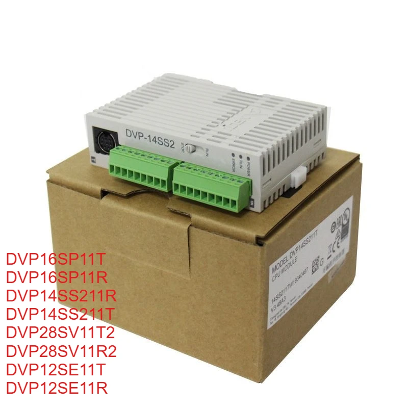 

New Original DVP16SP11T DVP16SP11R DVP14SS211R DVP14SS211T DVP28SV11T2 DVP28SV11R2 DVP12SE11T DVP12SE11R