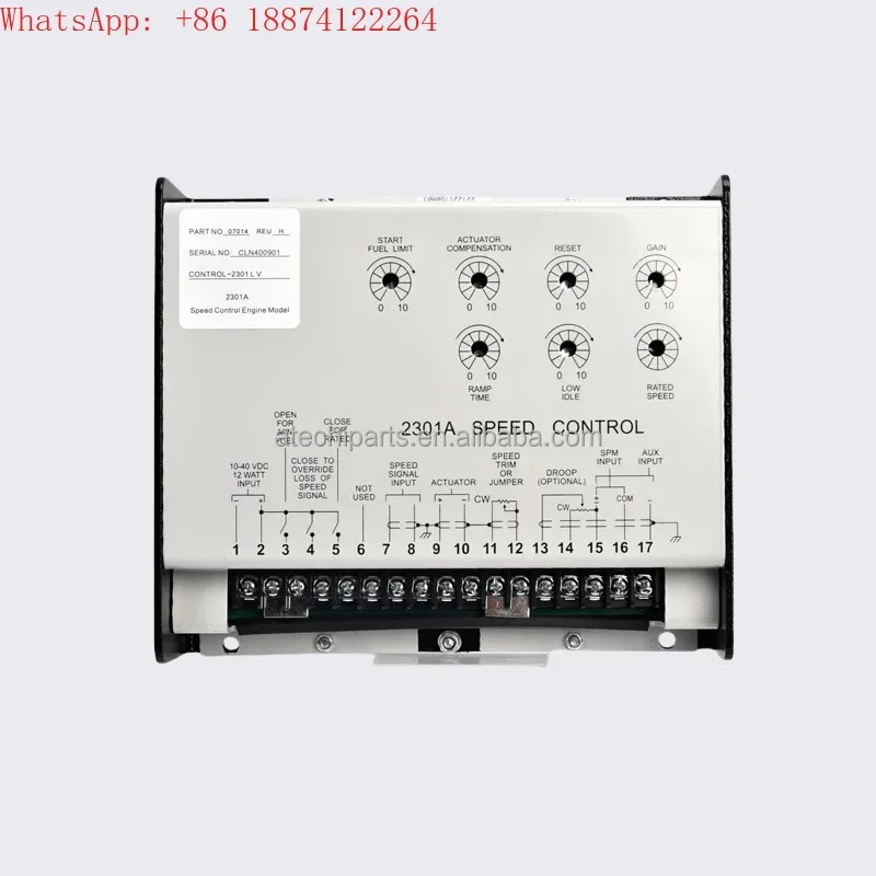 Speed Controller 2301A Generator Parts Speed Controller Engine Module 2301A
