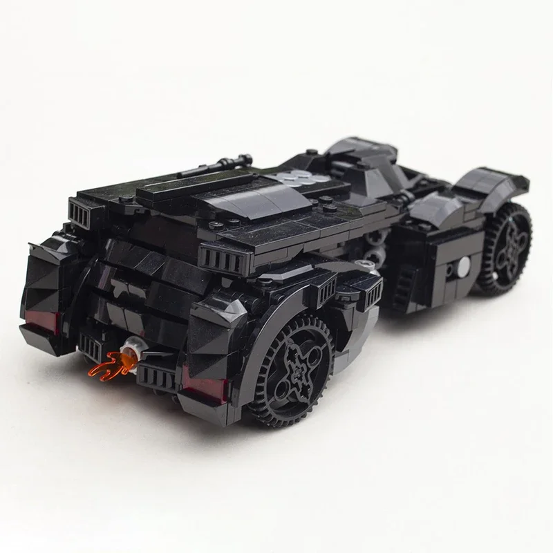624 個 Moc クラシック映画車両アーカムナイトバットモービル車モデルビルディングブロッククリエイティブ組立レンガおもちゃ DIY プレゼント