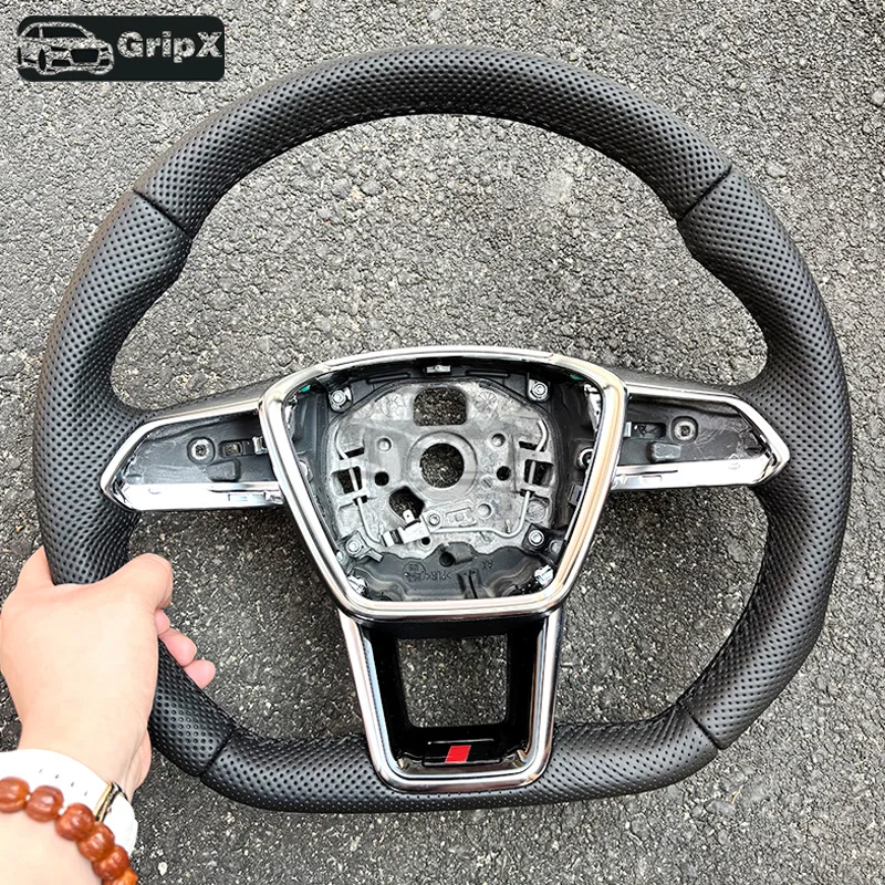 

Steering Wheel Suitable For Audi A6 C8, A7, 2019 - 2025 upgraded S6 S7 RS 6 RS 7 sports Equipped With Frame And Car Accessories