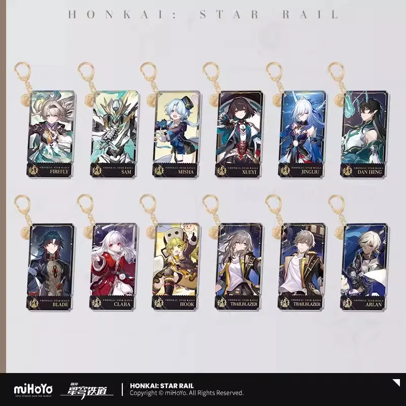 

miHoYo Official Honkai Star Rail Standing Series Pendants Destructive Fate Blade Clara Hook Trailblazer DanHeng Cosplay Gifts