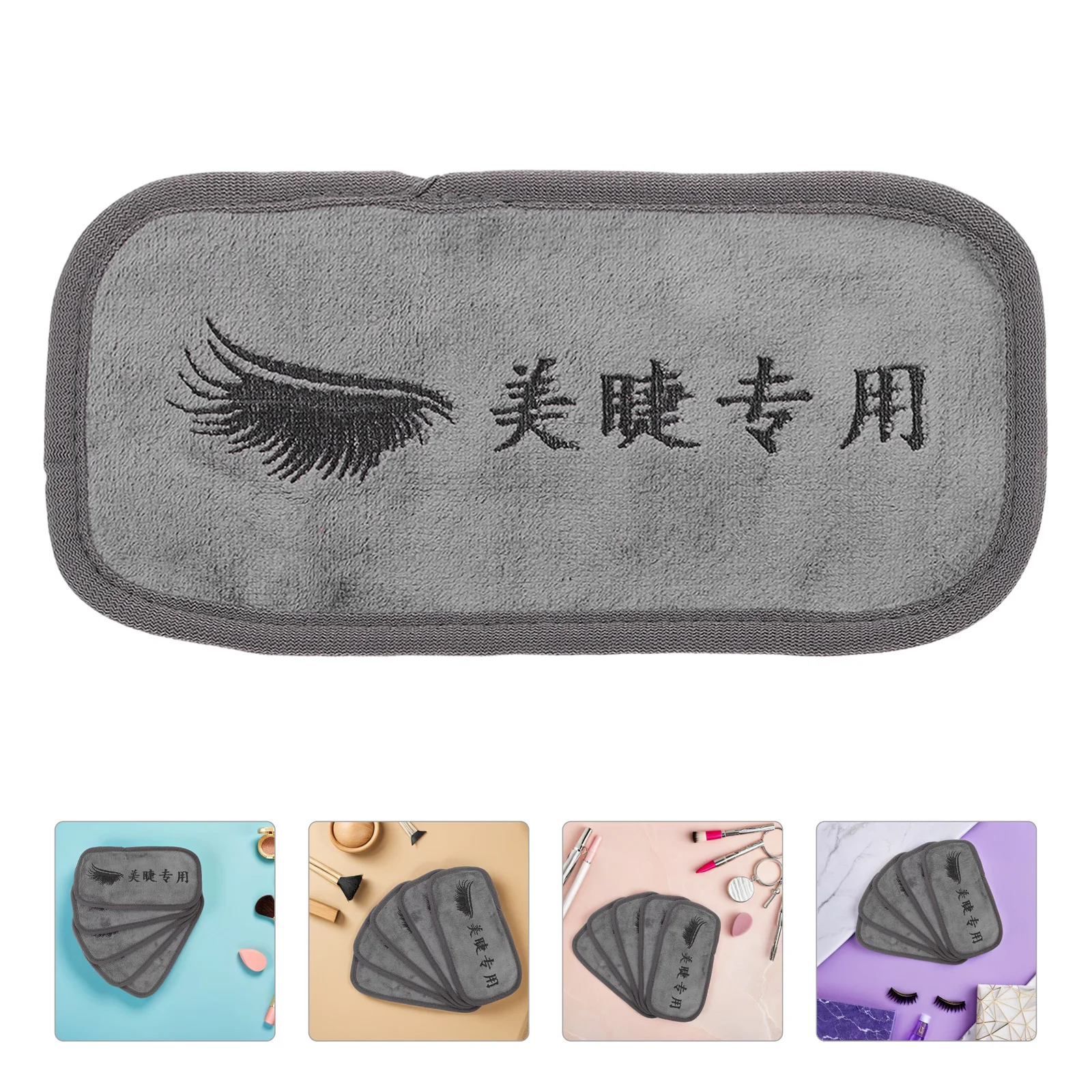 

10Pcs Eyelash Extension Forehead Cushion Pads Nonslip Reusable Towel for Lash Makeup Accessories Precision Grafting
