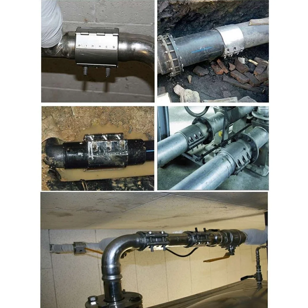 A74E-1 Piece Pipe Repair Clamp Leak Sealer For 1 Inch Pipes For Plastic And Metal Pipes 25Mm-27Mm