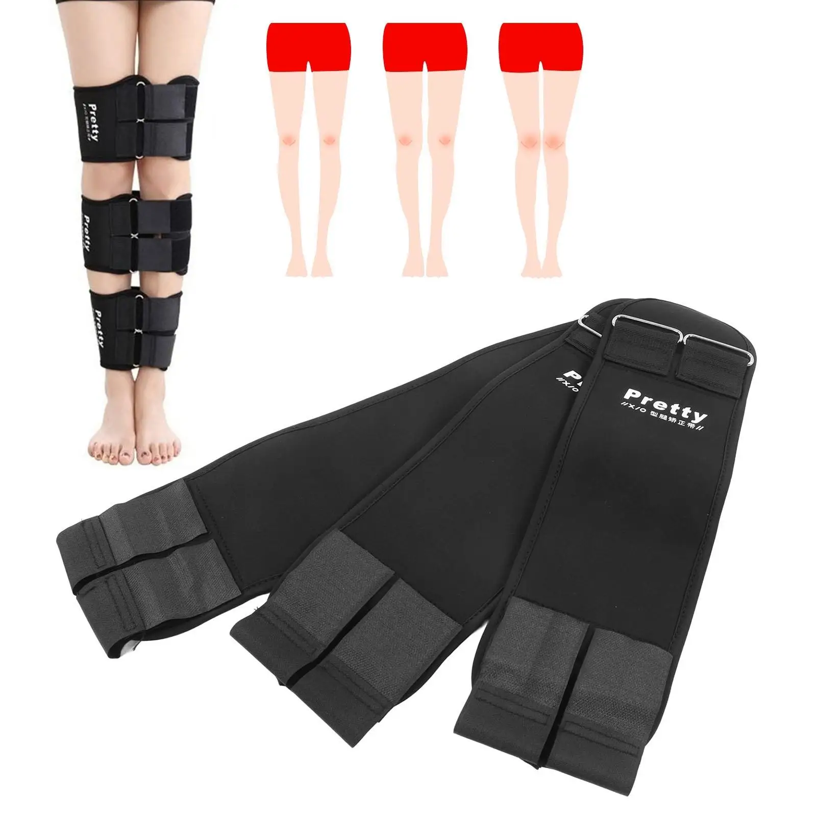 Tor de posture extensible pour les jambes de type x /O, 3 pièces