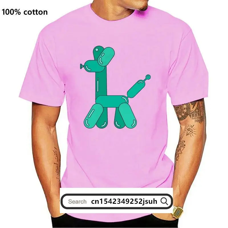 

New Funny Joke Balloon Animal Dog K9 Clown Party Trick 100% Cotton Mens T-Shirt Tee Streetwear Casual Tee Shirt