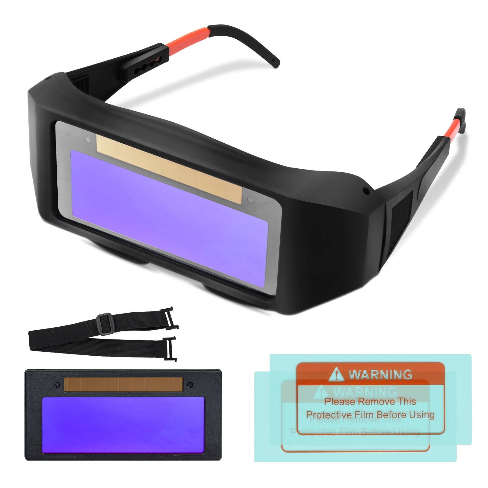 

Welding Glasses Auto Darkening Safety Goggles Solar True Color Welder Glasses Eyes Protective PC Lens Welder Mask Welding Helmet