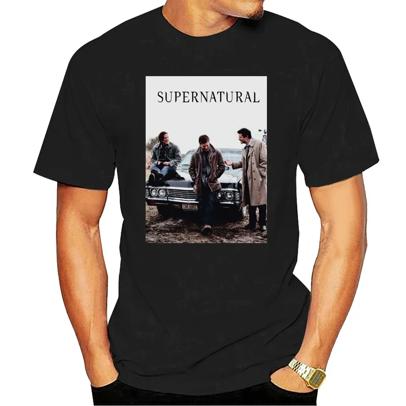 Supernatural Winchester jensen Ackles Mens Ladies T-shirt Summer Fashion Funny High-Quality Printing Cotton Tee Shirts vintage