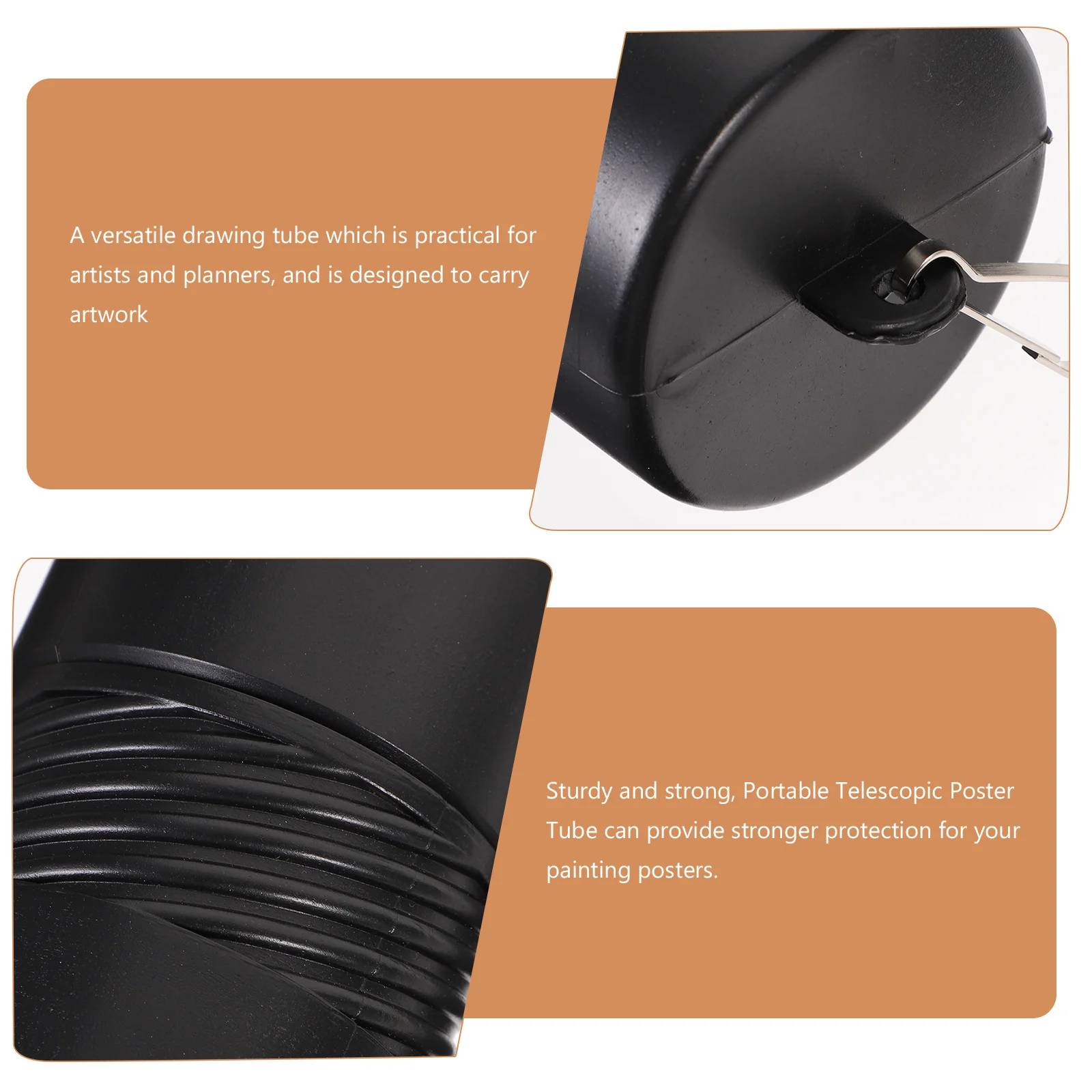 تلسكوبي ملصق المحمولة الفني تخزين أنبوب توسيع لخطط اللوحات يطبع الخط ورقة صياغة أنبوب بريد