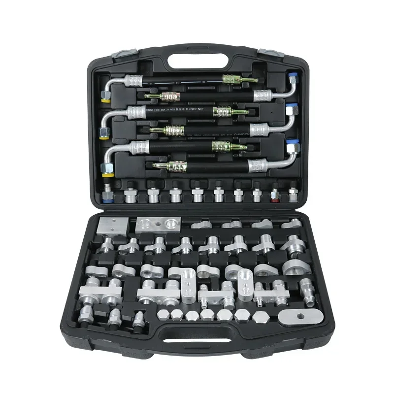 

Full New Automobile Air Conditioning Maintenance Leak Detection Toolbox Engineering Car Excavator Minicar Large Truck Gas Plug