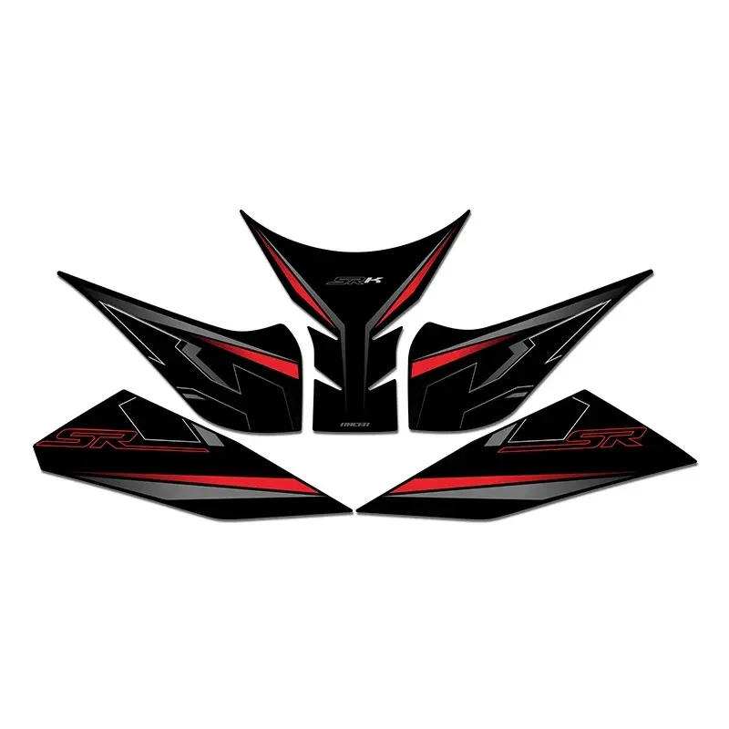 For QJMOTOR SRK550 Non-Slip Protector Motorcycle Tank Pad Side Traction Sticker
