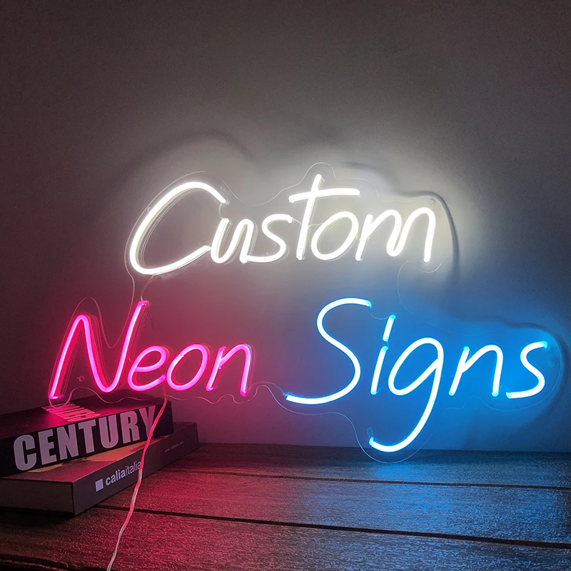 Sinal de néon personalizado led sinal de luz festa de casamento decoração da sala parede luz de néon led sinal personalizar presente aniversário bar