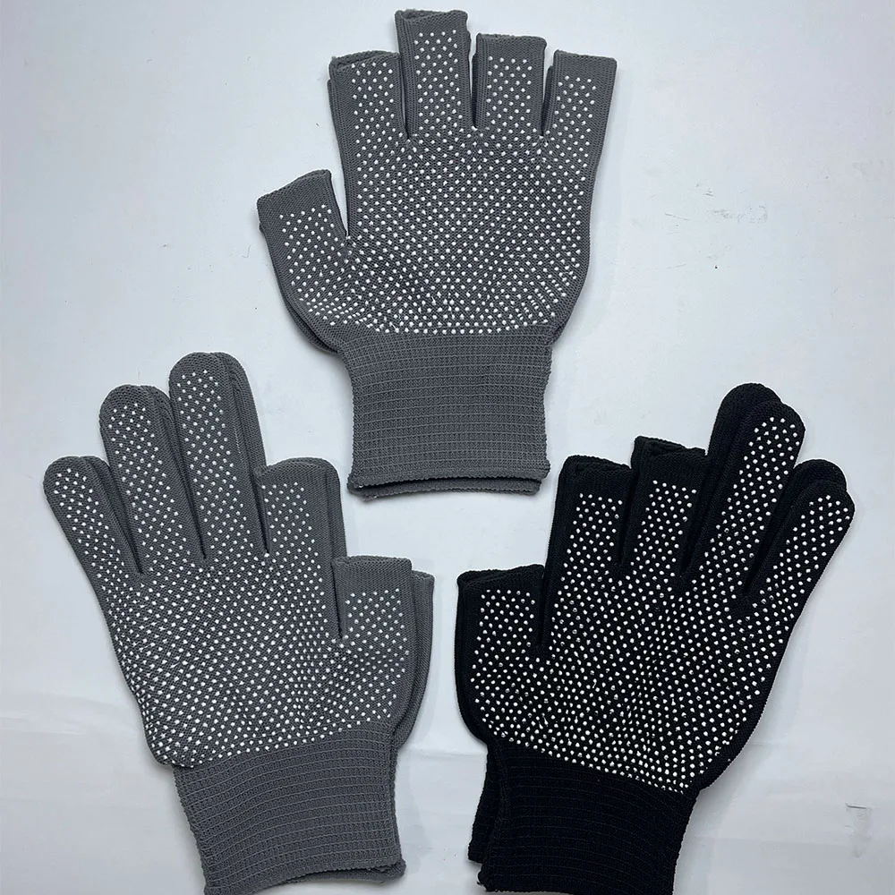 2/5 Pairs Cycling Gloves, Non-Slip Touchscreen Half Finger Gloves, Nylon Material, Breathable Motorcycle & Bicycle Gloves for Su