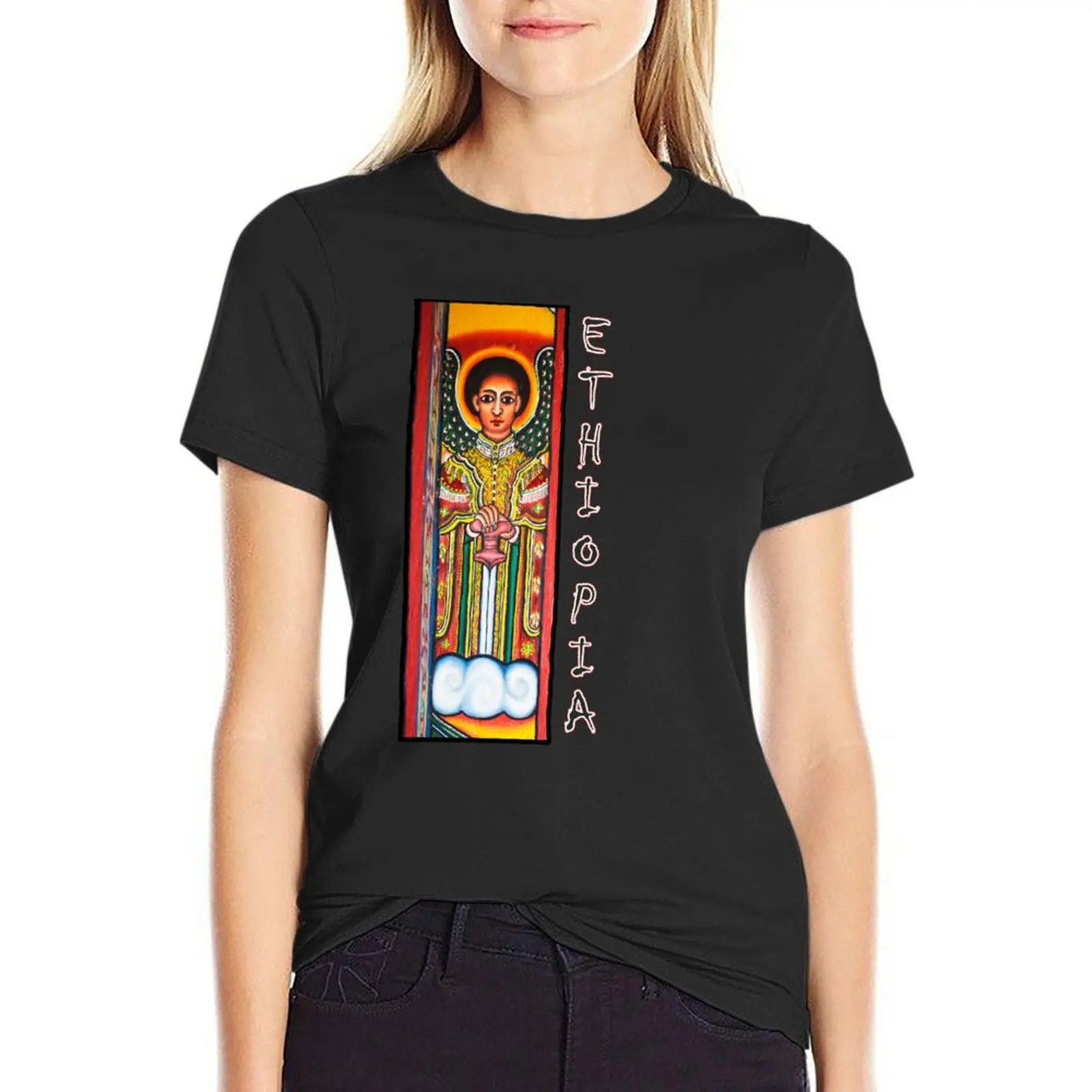 

Ethiopia T-Shirt summer tops cute tops tops Women