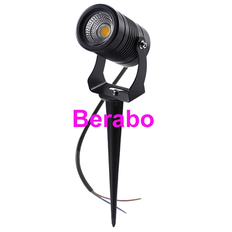 6 Stück Wasserdichte LED-Gartenlampen 220V/110V/12V 7W/10W mit Erdspieß für den Außenbereich – Detail 12