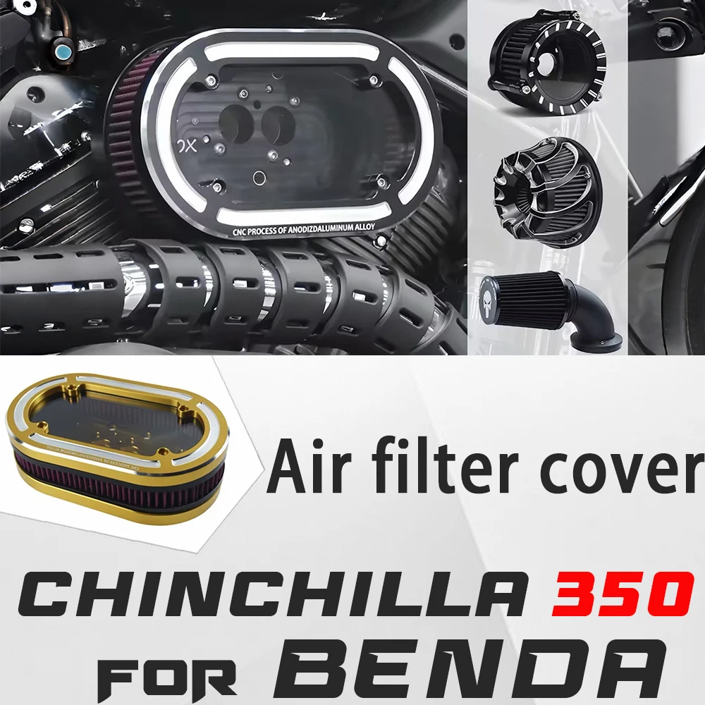 Fit Benda Chinchilla 350 ACE NEO Transparent Air Intake Filter Cover Mushroom Head Air Cleaner Modified Accessories