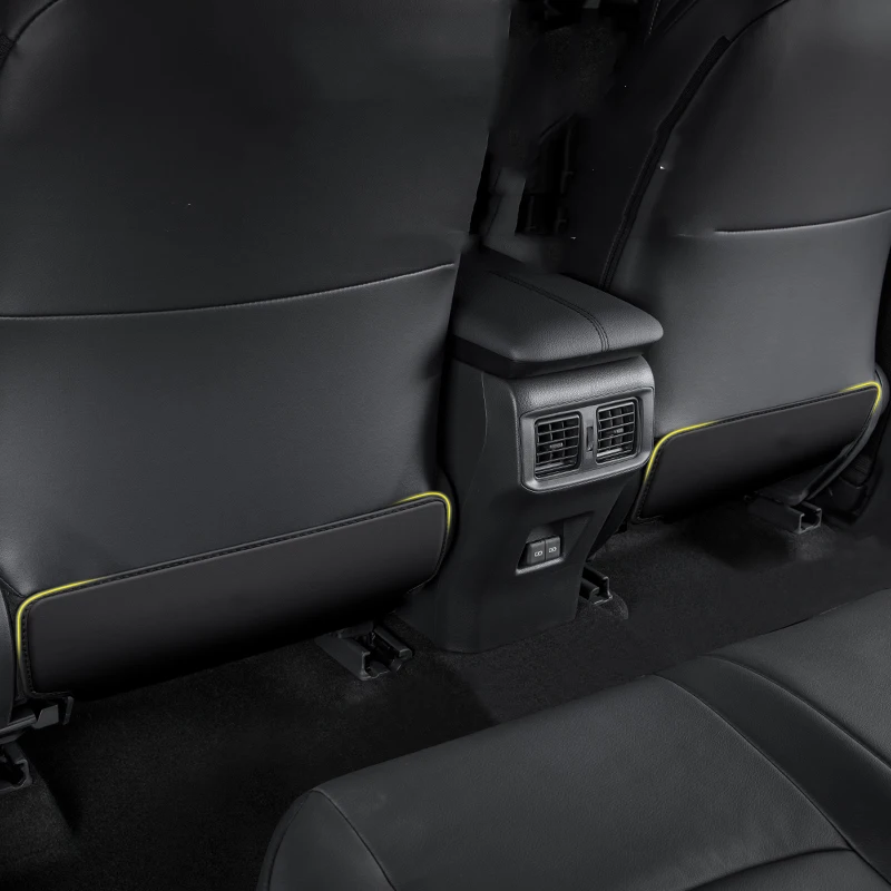 لتويوتا هايلكس SR5 4X4 ريفو 2015 2016 2017 2018 2019 2020 2021 2022 2023 المقعد الخلفي غطاء حامي مكافحة ركلة الحصير اكسسوارات #2