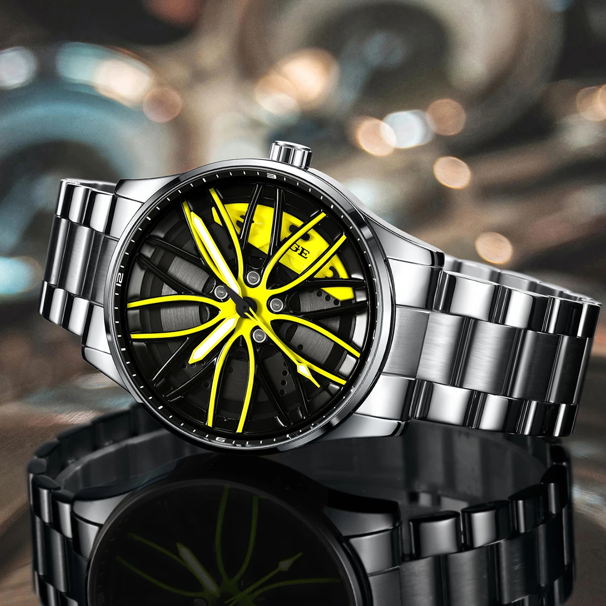 LIGE Fashion Trend Men's Watch tainless Steel Wristwatches Quartz Wrist Watches Waterproof Luminous Sports Watch Reloj Hombre