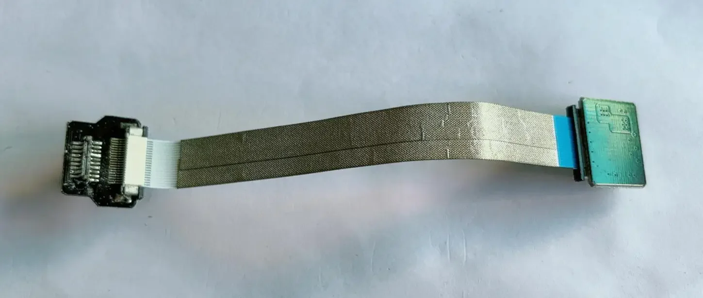 Ultra Thin HDMI micro Right Angle to HDMI MINI Female Flat Ribbon Cable 10/20CM for FPV Paralinx DJI Lightbirdge, Teradek CAMERA