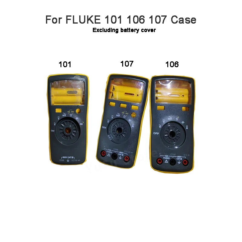 Original For Fluke 101 106 107 Front Case Front Shell Back Case Rear Shell Replacement﻿ without battery cover