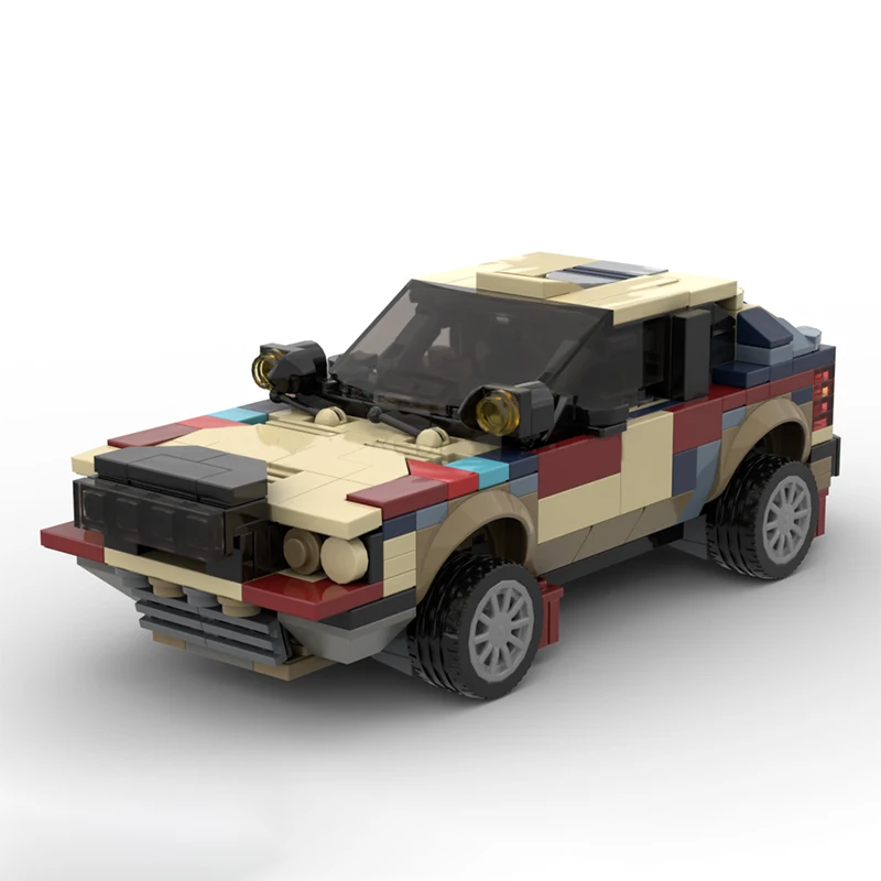 445pcs MOC Lancia Delta-SAFARi'89 LiTE Series 8V Class City Champions Model Building Blocks Construction Christmas Gifts Idea