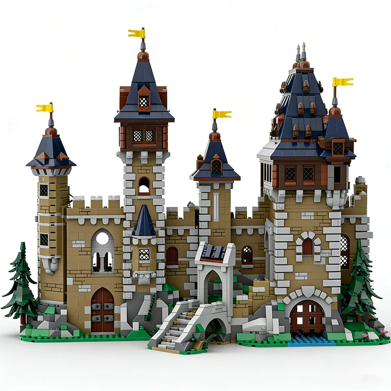 ตัวต่อ MOC ปราสาทอัศวินกริฟฟิน 3705 ชิ้น ของเล่นตัวต่อ ของขวัญคริสต์มาส ประกอบเอง DIY เสริมสร้างทักษะการเรียนรู้ ไอเดียสร้างสรรค์