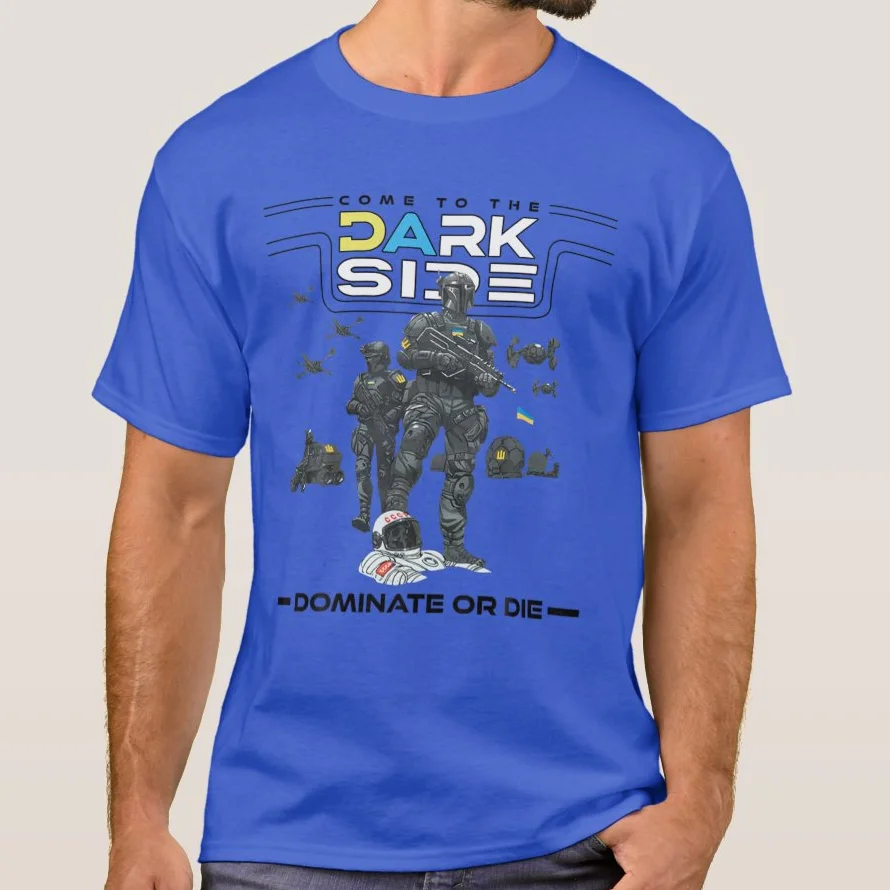 Come To The Dark Side.  Patriotic  Bounty Hunter T Shirt. 100% Cotton Short Sleeve O-Neck T-shirt Casual Mens Top