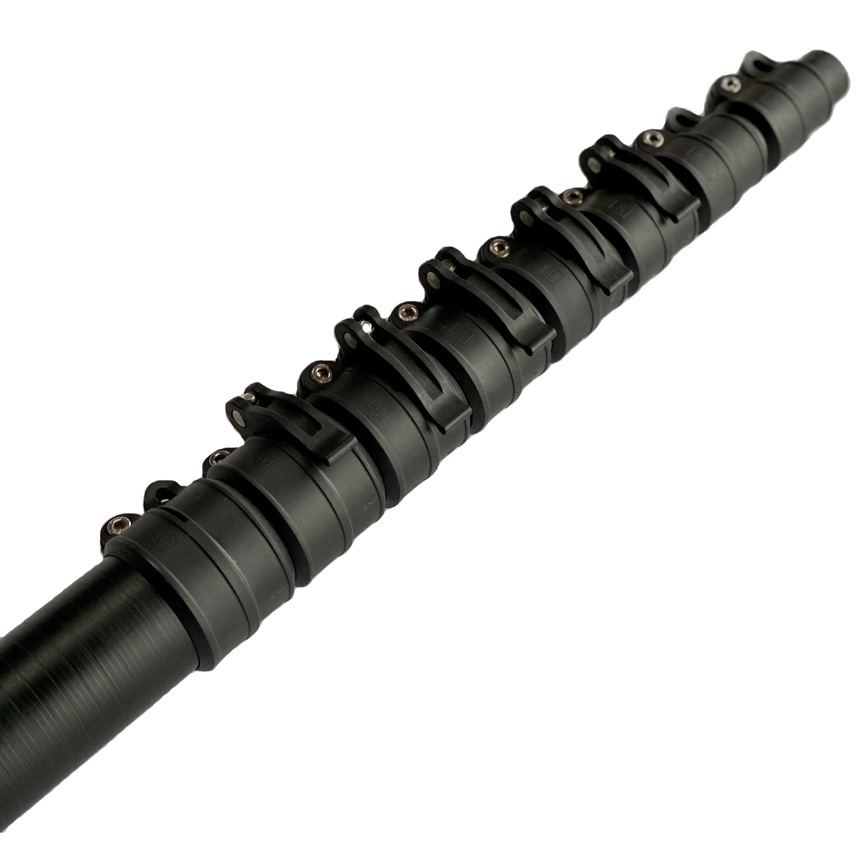 carbon fiber extend telescopic rods/Camera Aluminum Telescopic Pole With Flip Cam Lock Folding/ High Mast Light Poles