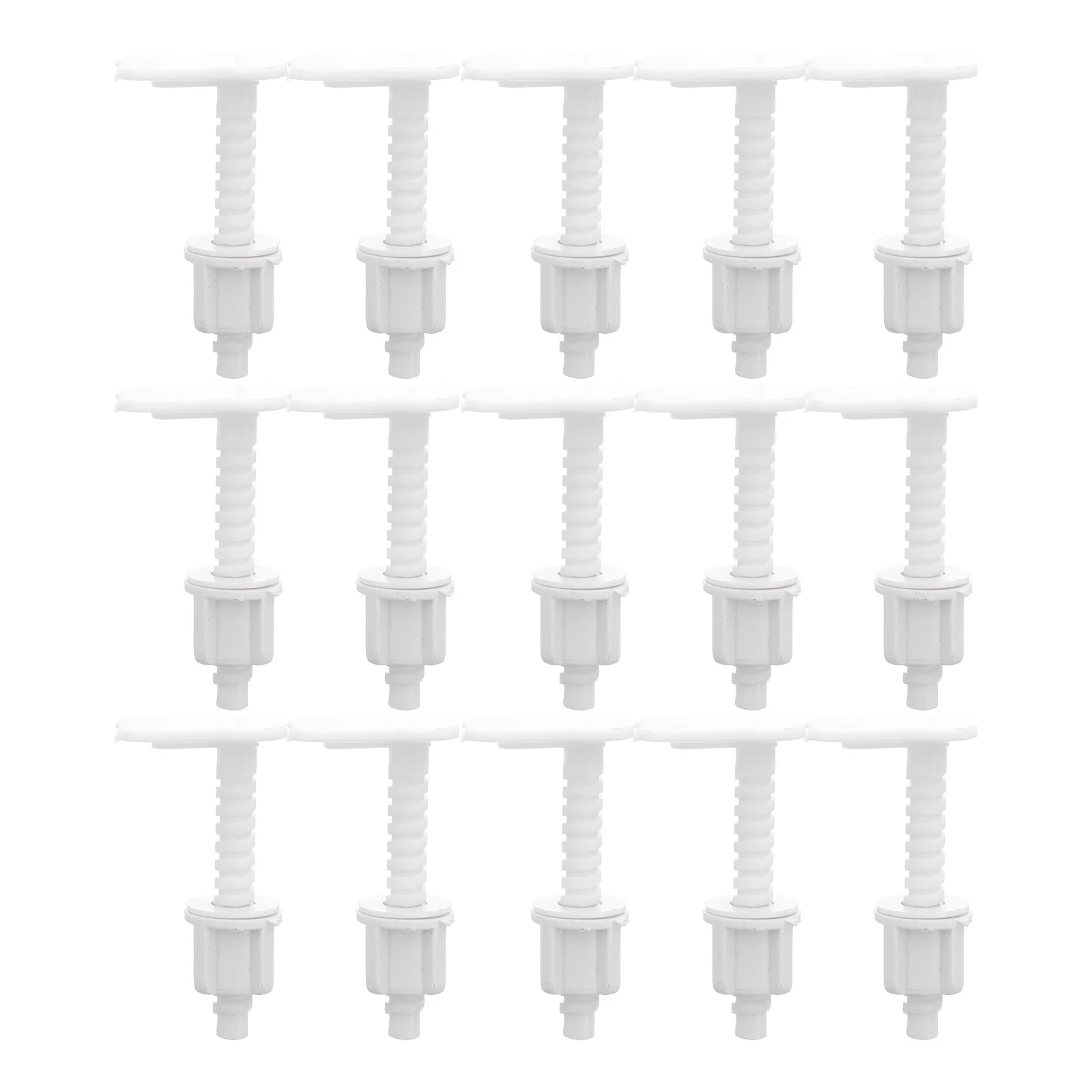 

20Pcs Toilet Seat Replacement Screws White Quick Installation Secure Fit Modern Aesthetic Bathroom Fittings Toilet Seat Screws