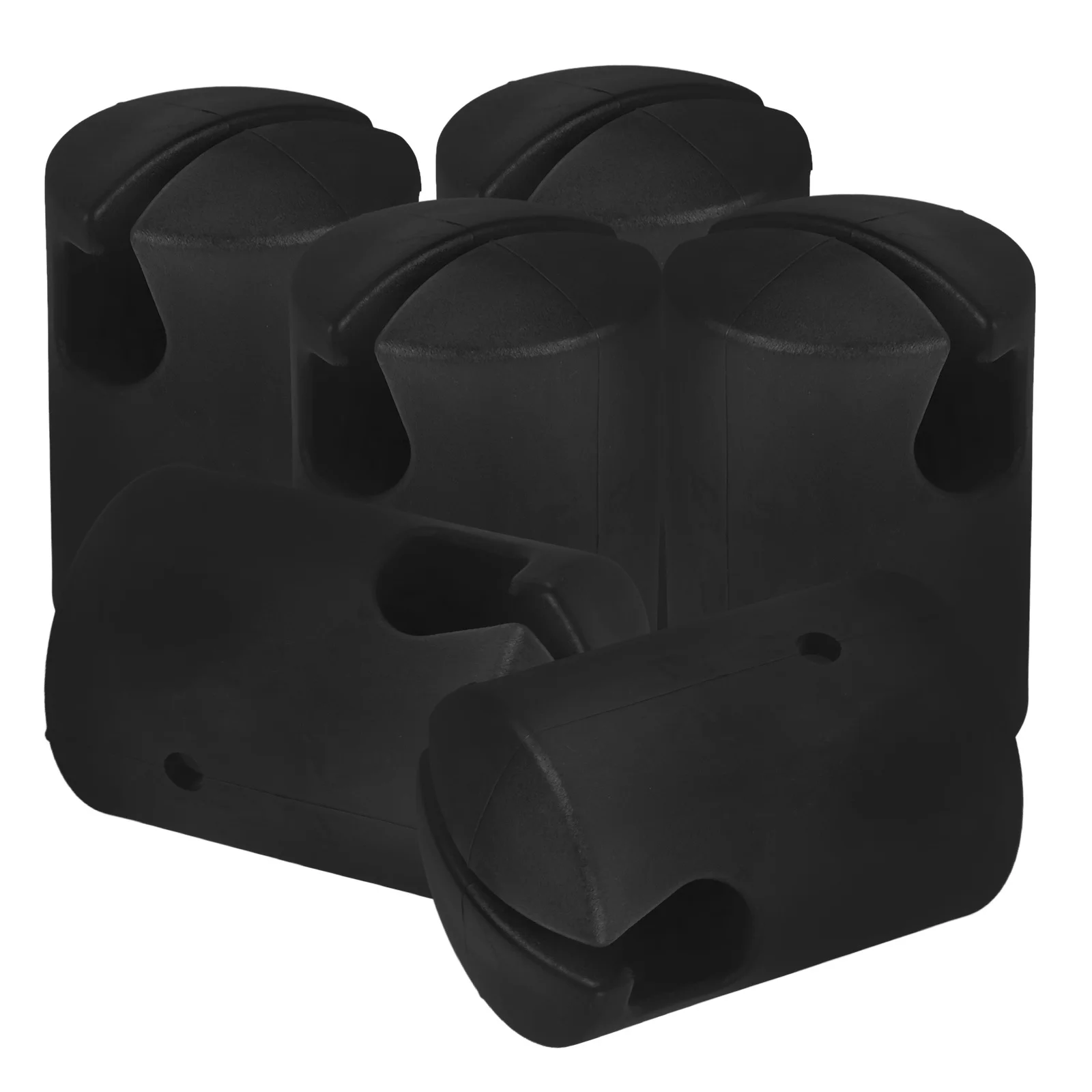 

6Pcs Trampoline Enclosure Pole Caps Durable Safe ABS Longevity Impact Cushioning Versatile Use for Children Trampolines